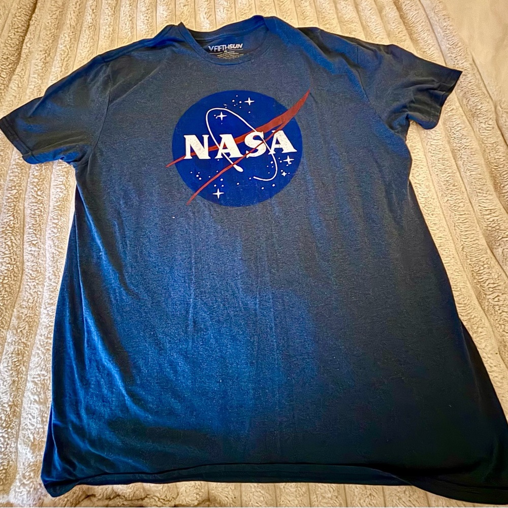 Fifth Sun Navy Blue NASA Insignia Short Sleeve Tee